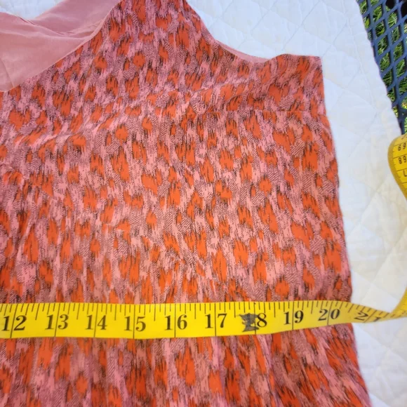 Anthropologie Joie Tea Rose Pink Tiered Ruffles Maxi Cotton Boho-Chic Dress Med - Picture 8 of 9